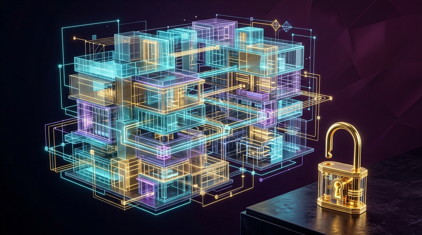 openBIM IFC4 architectural schema with open data pathways and unlocked proprietary lock-in